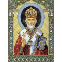 Схема для вышивания крестиком "Святой Николай Чудотворец"